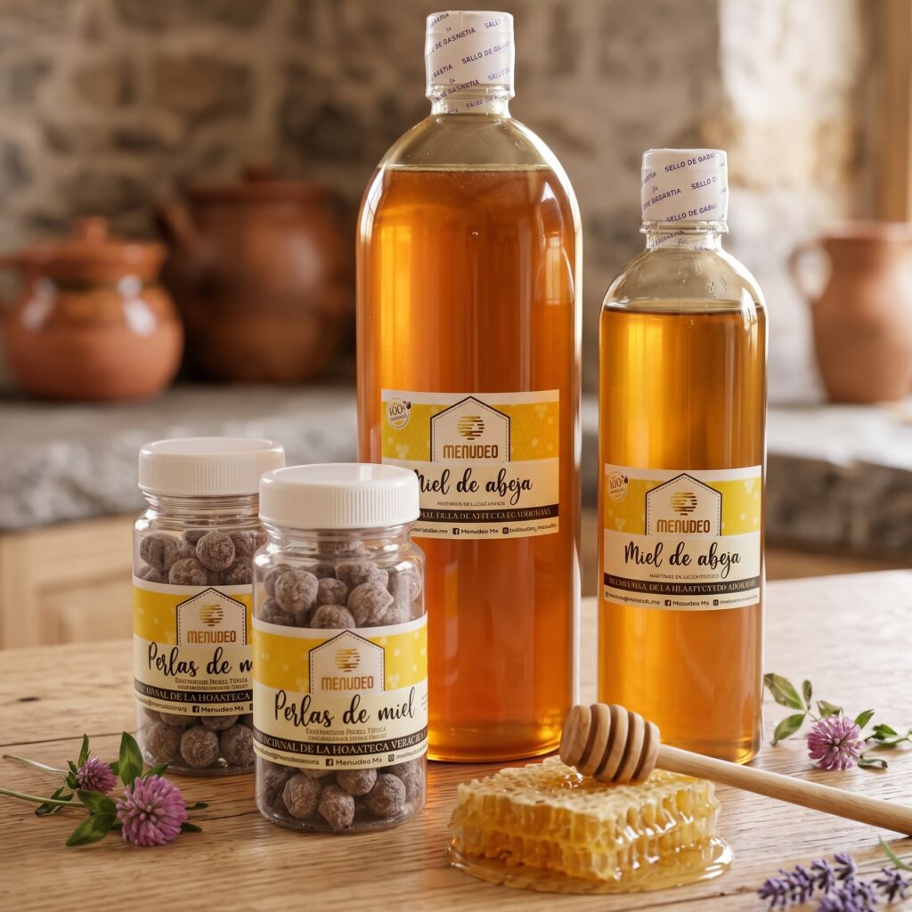 Colección productos de miel